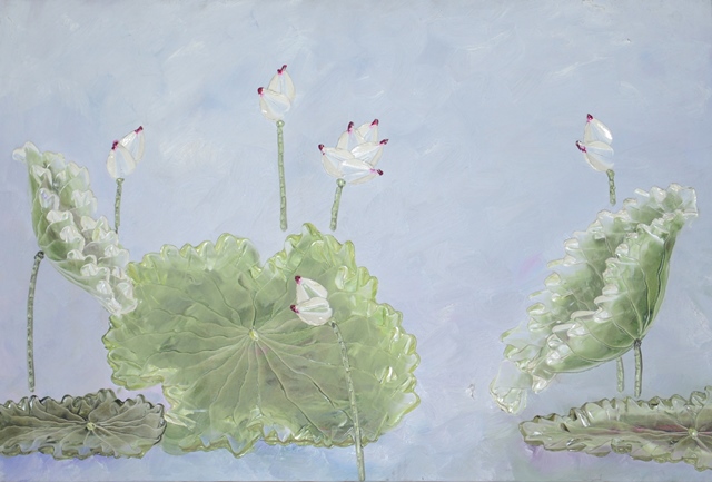 Tranh Sơn Dầu Sen